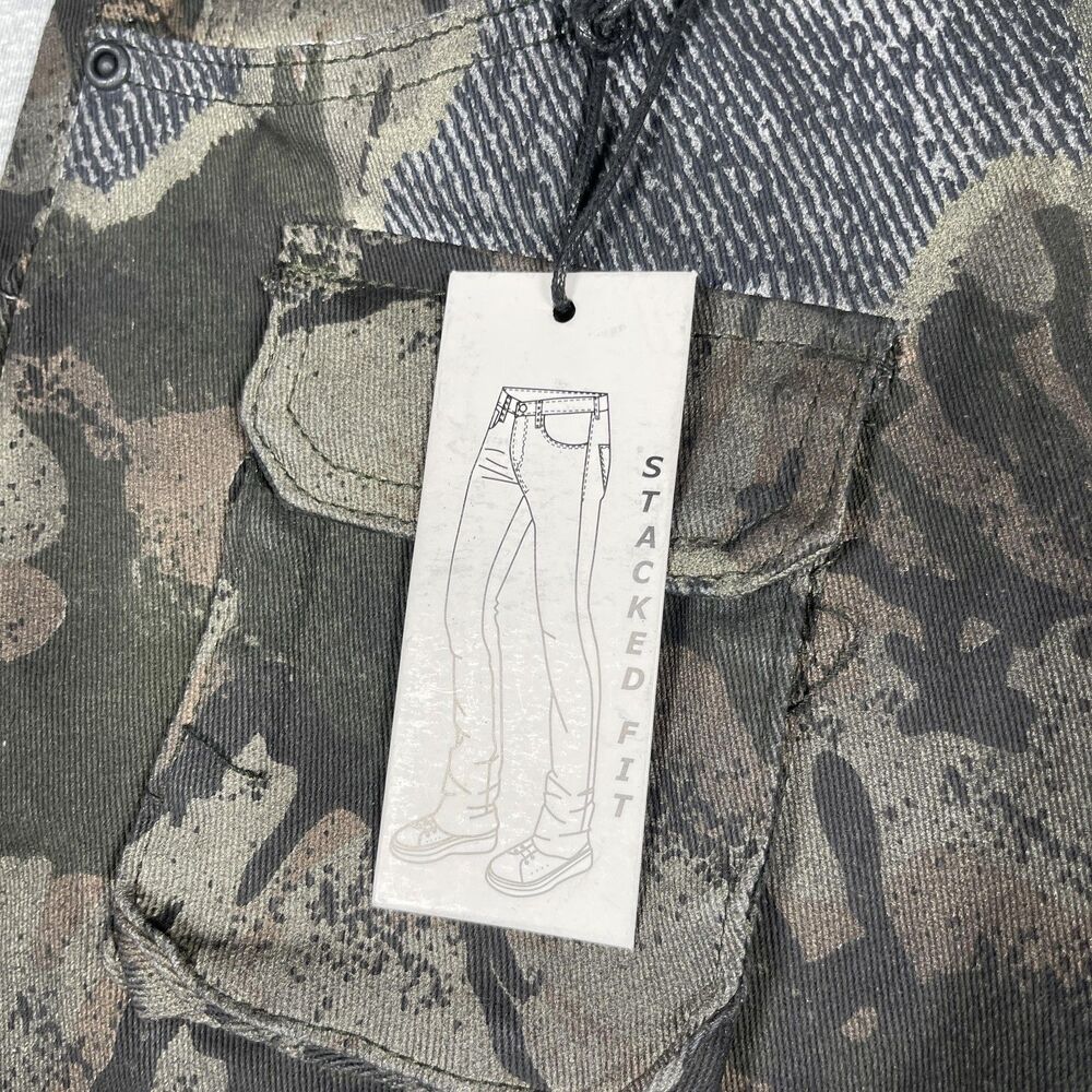 Waimea Cargo Pants Womens 20 Green Camo Stacked Fit Slim Twill Hunter Outdoor - Picture 7 of 14